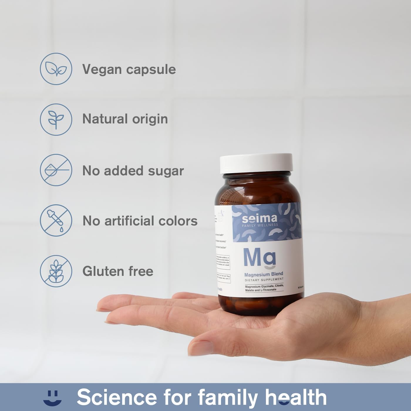 4-in-1 Magnesium Complex 1200 mg – Glycinate, Citrate, L-Threonate & Malate